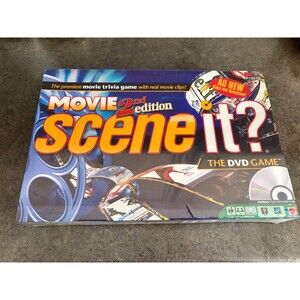 New: Scene it?  Movie, 2nd Edition Board Game, The DVD Game, Mattel, 2007